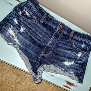 Hollister shorts  with Victoria Secret panties